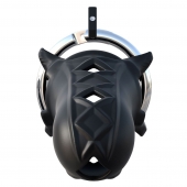 Черный замок верности Extreme Silicone Cock Blocker - Pipedream - купить с доставкой в Ангарске