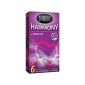 Презервативы с рёбрышками Domino Harmony - 6 шт. - Domino - купить с доставкой в Ангарске