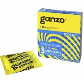 Классические презервативы с обильной смазкой Ganzo Classic - 3 шт. - Ganzo - купить с доставкой в Ангарске