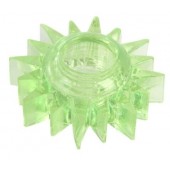 Зеленое эрекционное кольцо-солнце - Toyfa Basic - в Ангарске купить с доставкой