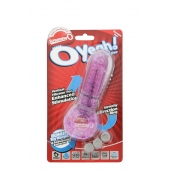 Фиолетовое эрекционное кольцо с вибрацией и пальчиком OYEAH PURPLE - Screaming O - в Ангарске купить с доставкой