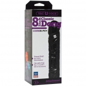 Насадка-фаллоимитатор Vac-U-Lock CodeBlack 8 Inch Classic Dong - 19,3 см. - Doc Johnson - купить с доставкой в Ангарске