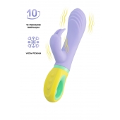 Сиреневый вибратор-кролик Wisteria - 18,5 см. - ToyFa