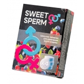 Шипучие таблетки для мужчин Sweet Sperm для изменения вкуса спермы (4 шт. по 0,5 гр.) - Капиталпродукт - купить с доставкой в Ангарске