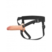 Полый страпон на ремнях 6’’ Hollow Silicone Strap-on - Pipedream - купить с доставкой в Ангарске