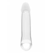 Прозрачная насадка-удлинитель 6.6’’ Extender With Ball Strap - 17,3 см. - Dream Toys - в Ангарске купить с доставкой