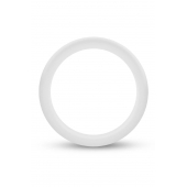 Белое люминесцентное эрекционное кольцо Silicone Glo Cock Ring - Blush Novelties - в Ангарске купить с доставкой