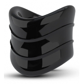 Черное эрекционное кольцо на мошонку Beef Ball Stretcher Snug X Long - Blush Novelties - в Ангарске купить с доставкой