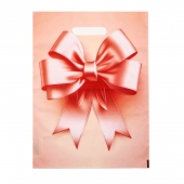 Пакет с принтом в виде банта с вырубной ручкой (30х40 см) - Сима-Ленд - купить с доставкой в Ангарске