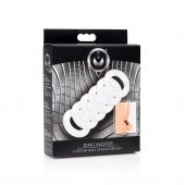 Комплект из 6 прозрачных эрекционных колец Ring Master Custom Ball Stretcher Kit - XR Brands - в Ангарске купить с доставкой