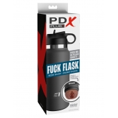 Смуглый мастурбатор-вагина в корпусе-бутылке F*ck Flask - Pipedream - в Ангарске купить с доставкой