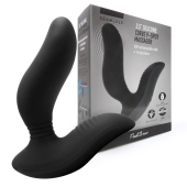 Черный вибромассажер простаты 3,5’’ Curve P-spot Massager - 12 см. - Erokay - в Ангарске купить с доставкой