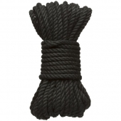 Черная верёвка для связывания и фиксации Bind Tie - 9,14 м. - Doc Johnson - купить с доставкой в Ангарске