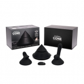 Конусный вибромассажер Cowgirl Cone с 2 насадками - CowGirl - купить с доставкой в Ангарске