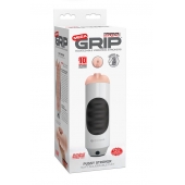 Мастурбатор-вагина Extreme Toyz Mega Grip Vibrating Stroker Mouth - Pipedream - в Ангарске купить с доставкой