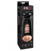 Мастурбатор-вагина с вибрацией Vibrating Mega Milker - Pipedream - в Ангарске купить с доставкой