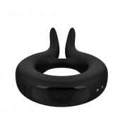 Черное эрекционное кольцо Marry Me Rechargeable Vibrating Cockring - Adrien Lastic - в Ангарске купить с доставкой