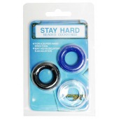 Набор из 3 эрекционных колец без рельефа - Boys of Toys - в Ангарске купить с доставкой