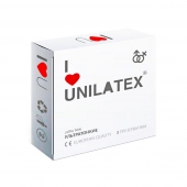 Ультратонкие презервативы Unilatex Ultra Thin - 3 шт. - Unilatex - купить с доставкой в Ангарске