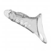 Прозрачная насадка на пенис - 22 см. - Baile - в Ангарске купить с доставкой