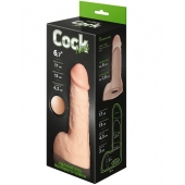 Телесный фаллоудлинитель с мошонкой Cock Next - 17 см. - LOVETOY (А-Полимер) - в Ангарске купить с доставкой