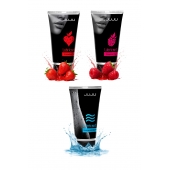 Набор из 3 лубрикантов JUJU (увлажняющий, клубника, малина) - JuJu - купить с доставкой в Ангарске