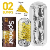 Мастурбатор Tenga Spinner DX 02 Bumps - Tenga - в Ангарске купить с доставкой