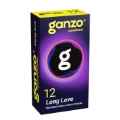 Презервативы с анестетиком для продления удовольствия Ganzo Long Love - 12 шт. - Ganzo - купить с доставкой в Ангарске