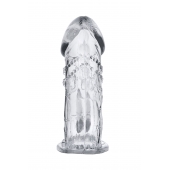 Прозрачная насадка на пенис Uco - 13 см. - A-toys - в Ангарске купить с доставкой