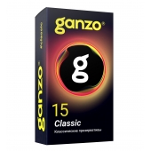 Классические презервативы с обильной смазкой Ganzo Classic - 15 шт. - Ganzo - купить с доставкой в Ангарске