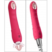 Малиновая насадка на душ с вибрацией Showers to orgasm - 20,1 см. - Orion - купить с доставкой в Ангарске