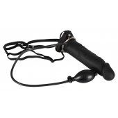 Полый страпон с эффектом увеличения Inflatable Strap-On - 18,5 см. - Orion - купить с доставкой в Ангарске