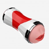 Двусторонний мастурбатор в колбе Power Grip Cup - вагина и ротик - Boys of Toys - в Ангарске купить с доставкой