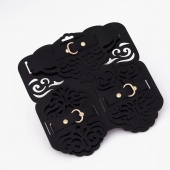 Фигурный набор для БДСМ-игр с узорами и золотистой фурнитурой - Crazy Handmade - купить с доставкой в Ангарске