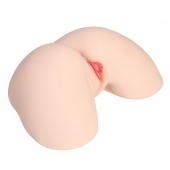 Мастурбатор-полуторс с двойным слоем материала Jenny Onahole Real Hips - KOKOS - в Ангарске купить с доставкой