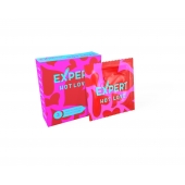 Презервативы с разогревающим эффектом Expert Hot Love - 3 шт. - Expert - купить с доставкой в Ангарске