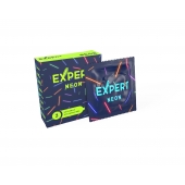 Светящиеся в темноте презервативы Expert Neon - 3 шт. - Expert - купить с доставкой в Ангарске