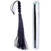 Черная силиконовая плеть - 37 см. - Boys of Toys - купить с доставкой в Ангарске