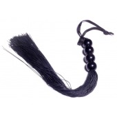 Черная силиконовая плеть - 37 см. - Boys of Toys - купить с доставкой в Ангарске