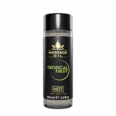 Массажное масло c ароматом тропических фруктов Massage Oil - 100 мл. - HOT - купить с доставкой в Ангарске
