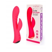 Красный перезаряжаемый вибратор-кролик - 19,1 см. - Erokay