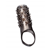 Дымчатая насадка на пенис с выпуклостями - 12 см. - Sex Expert - в Ангарске купить с доставкой