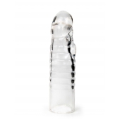 Прозрачная закрытая насадка на член - 15 см. - Sex Expert - в Ангарске купить с доставкой