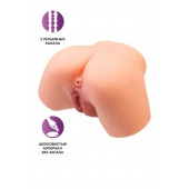 Телесный реалистичный мастурбатор-полуторс с 2 любовными входами - No Name - в Ангарске купить с доставкой