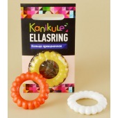 Цветное рельефное эрекционное кольцо Ellasring - Sitabella - в Ангарске купить с доставкой