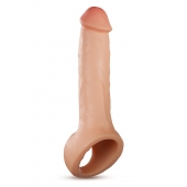 Телесная насадка-удлинитель Thrive 8.75 Inch Realistic Penis Extender Sleeve - 22,2 см. - Blush Novelties - в Ангарске купить с доставкой