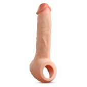Телесная насадка-удлинитель Thrive 8.75 Inch Realistic Penis Extender Sleeve - 22,2 см. - Blush Novelties - в Ангарске купить с доставкой
