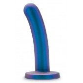Синяя насадка с гладкой поверхностью Surrender 5.75 Inch Intermediate Pegging Dildo - 14,6 см. - Blush Novelties - купить с доставкой в Ангарске