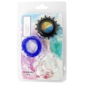 Набор из 3 эрекционных колец разного цвета и рельефа - Boys of Toys - в Ангарске купить с доставкой