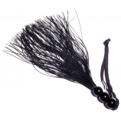 Черная силиконовая плетка - 25,4 см. - Boys of Toys - купить с доставкой в Ангарске